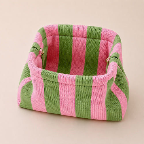 Bubblegum striped bag