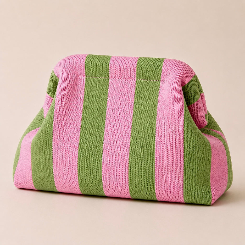 Bubblegum striped bag