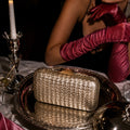 Gold Weave Clutch