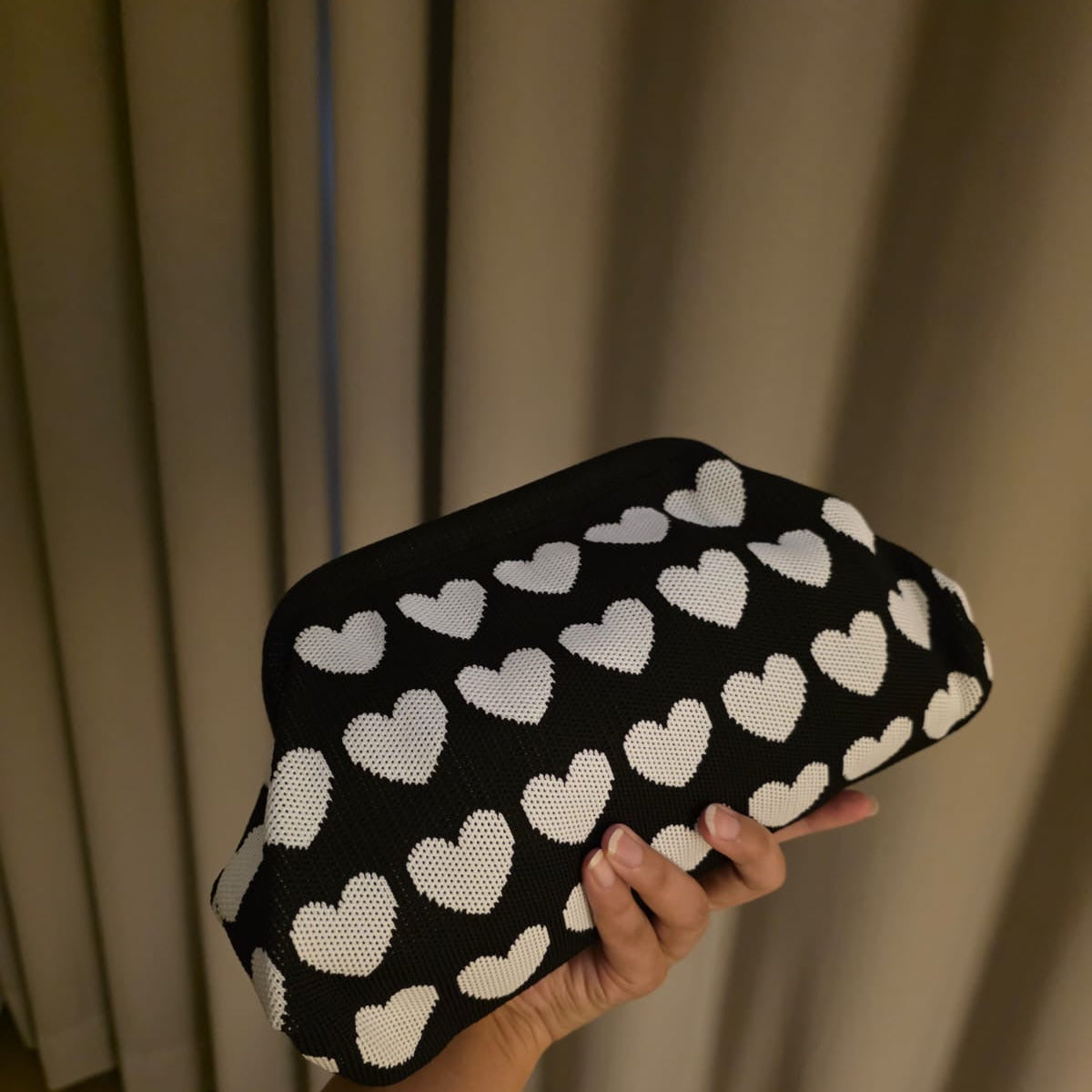 Warhol Heart Clutch